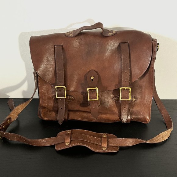 J.Crew Montague Leather Satchel - Picture 3 of 5